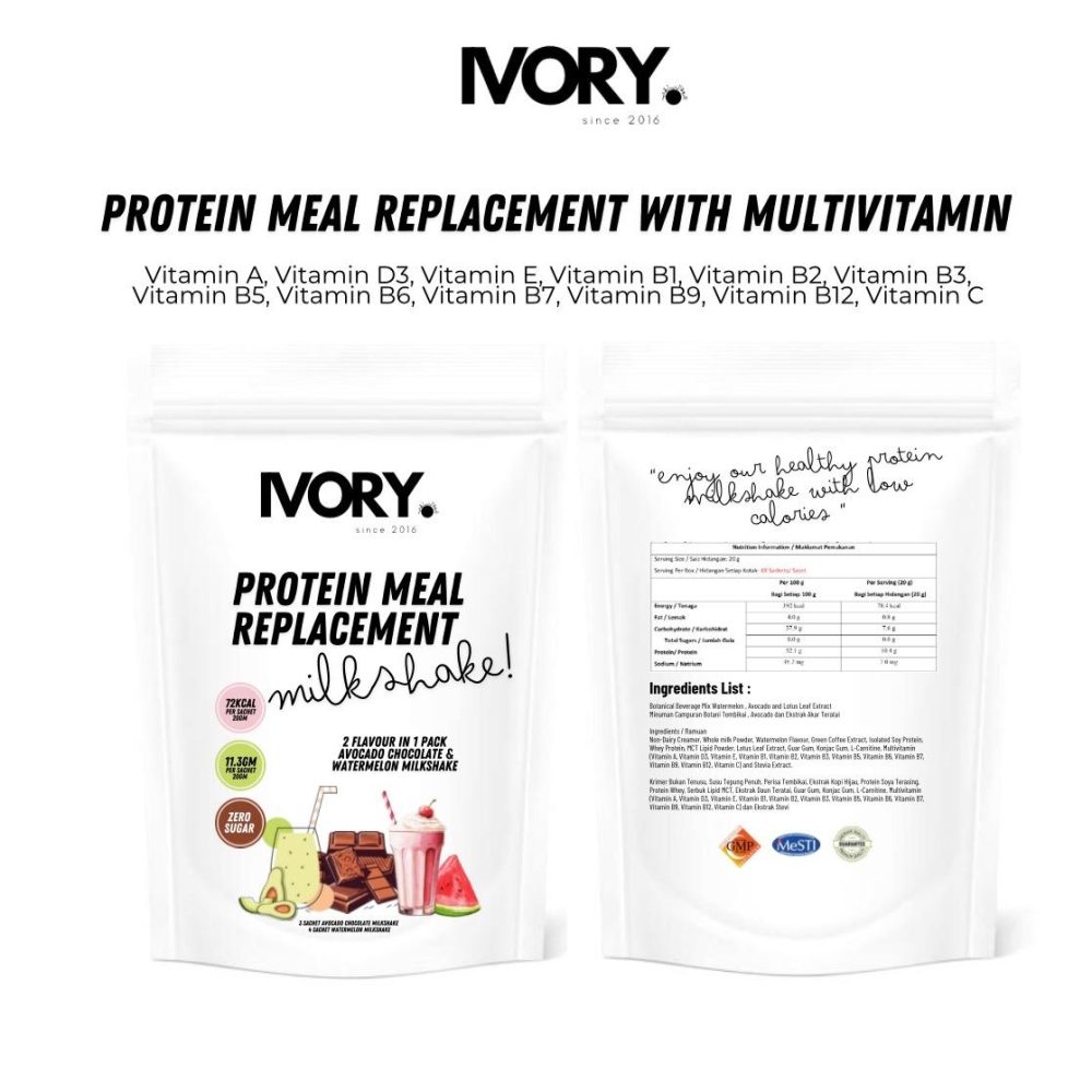 IVORY MEAL REPLACEMENT MILKSHAKE